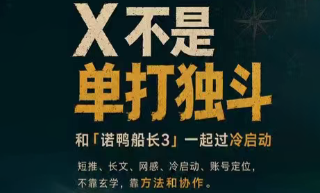 诺鸭船长3·X(Twitter)通关秘籍【飞书】网络赚钱,项目资源网,副业资源网,兼职项目,网赚课程-副业赚钱-互联网创业-独家轻创IP大圣网创