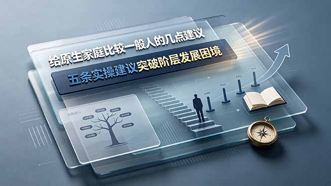 付费文章:给原生家庭比较一般人的几点建议,五条实操建议突破阶层发展困境网络赚钱,项目资源网,副业资源网,兼职项目,网赚课程-副业赚钱-互联网创业-独家轻创IP大圣网创
