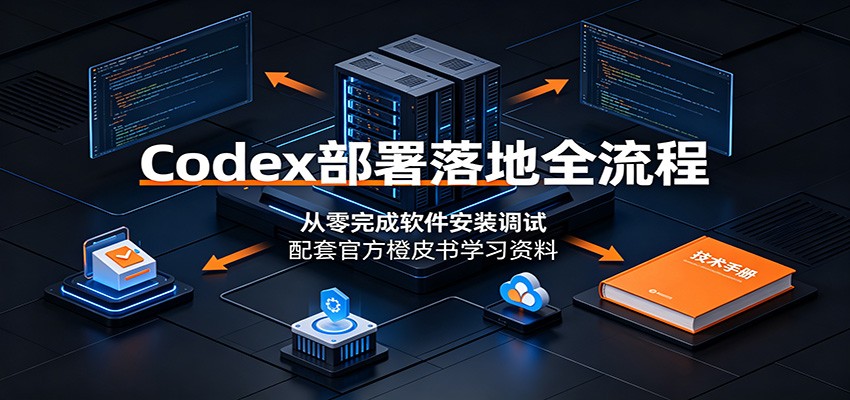 Codex部署落地全流程：从零完成软件安装调试，配套官方橙皮书学习资料网络赚钱,项目资源网,副业资源网,兼职项目,网赚课程-副业赚钱-互联网创业-独家轻创IP大圣网创