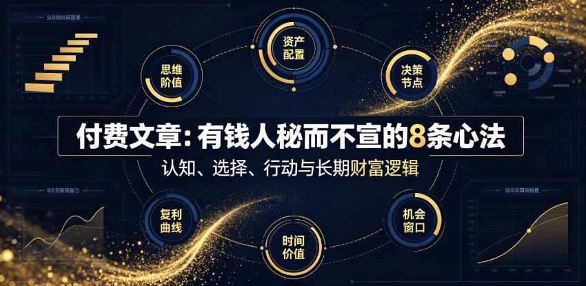 付费文章：有钱人秘而不宣的8条心法网络赚钱,项目资源网,副业资源网,兼职项目,网赚课程-副业赚钱-互联网创业-独家轻创IP大圣网创