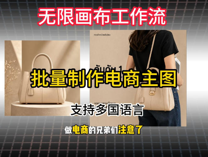 批量复刻电商爆款主图工作流搭建教学，批量下载，支持多国语言，不管是国内电商还是跨境店群都能用网络赚钱,项目资源网,副业资源网,兼职项目,网赚课程-副业赚钱-互联网创业-独家轻创IP大圣网创