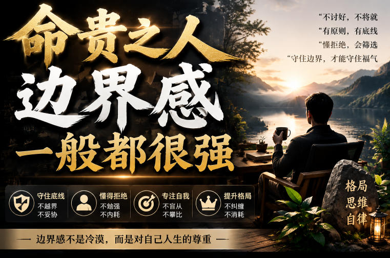 付费文章：命贵之人，边界感一般都很强网络赚钱,项目资源网,副业资源网,兼职项目,网赚课程-副业赚钱-互联网创业-独家轻创IP大圣网创
