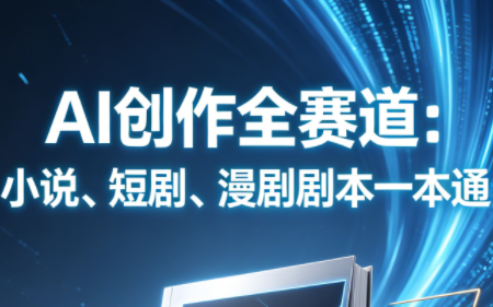 AI创作全赛道：小说、短剧、漫剧剧本一本通(更新7月)网络赚钱,项目资源网,副业资源网,兼职项目,网赚课程-副业赚钱-互联网创业-独家轻创IP大圣网创