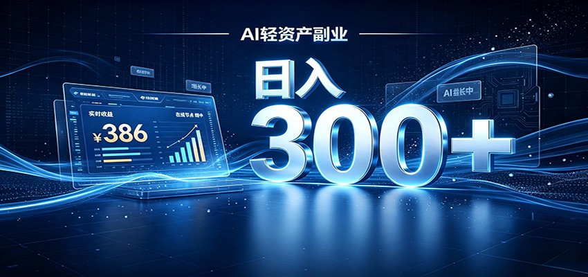 2026 AI轻资产风口,Token中转站小白可入局,日入300+网络赚钱,项目资源网,副业资源网,兼职项目,网赚课程-副业赚钱-互联网创业-独家轻创IP大圣网创