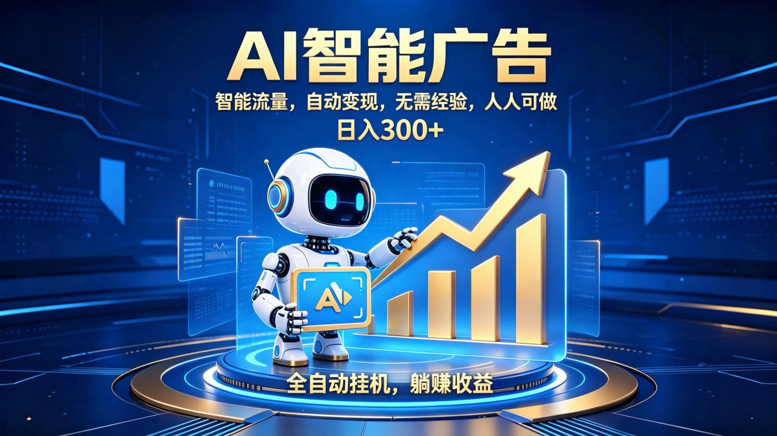 轻资产新赛道，全自动AI广告，打造持续收益网络赚钱,项目资源网,副业资源网,兼职项目,网赚课程-副业赚钱-互联网创业-独家轻创IP大圣网创