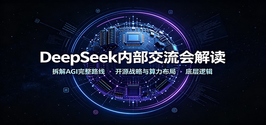 DeepSeek内部交流会解读:拆解AGI完整路线,开源战略与算力布局底层逻辑网络赚钱,项目资源网,副业资源网,兼职项目,网赚课程-副业赚钱-互联网创业-独家轻创IP大圣网创