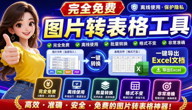 图片表格识别提取工具，支持一键从图片中智能提取表格并导出Excel文件，可离线免网运行，FastTableOCR网络赚钱,项目资源网,副业资源网,兼职项目,网赚课程-副业赚钱-互联网创业-独家轻创IP大圣网创