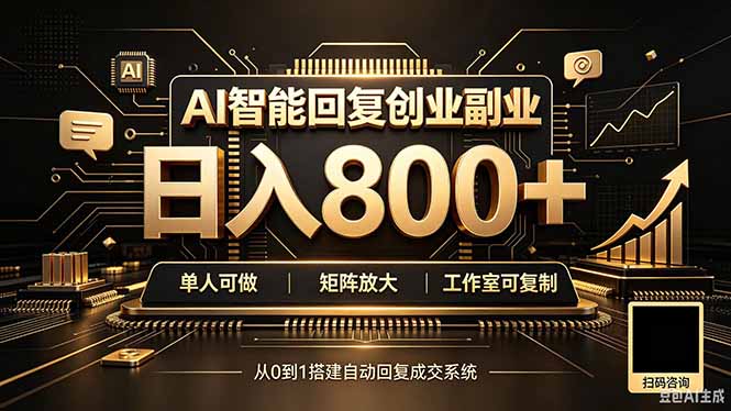 全自动AI挂机创业｜个人副业→工作室全链路扶持网络赚钱,项目资源网,副业资源网,兼职项目,网赚课程-副业赚钱-互联网创业-独家轻创IP大圣网创