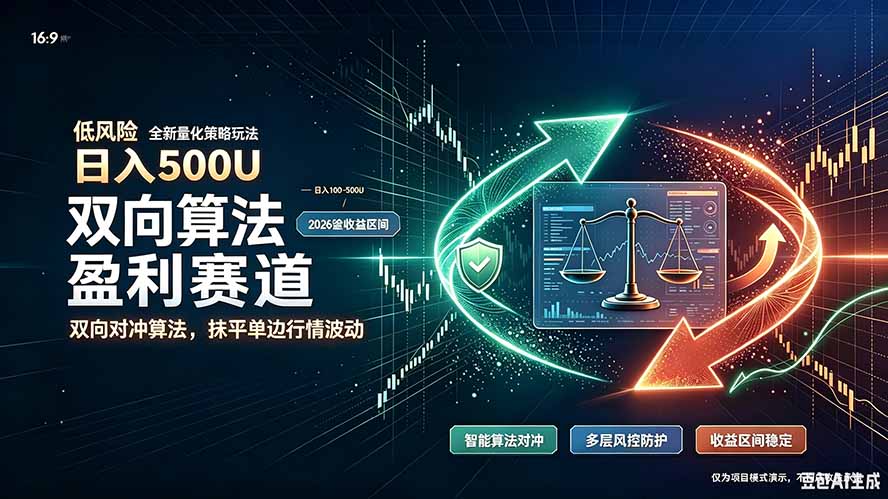 算法对冲/EA量化，日入500刀，躺着赚钱！你把它当做“自动提款机”，它把你就爆了网络赚钱,项目资源网,副业资源网,兼职项目,网赚课程-副业赚钱-互联网创业-独家轻创IP大圣网创