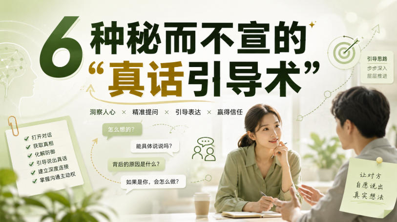付费文章：6种秘而不宣的“真话引导术”网络赚钱,项目资源网,副业资源网,兼职项目,网赚课程-副业赚钱-互联网创业-独家轻创IP大圣网创