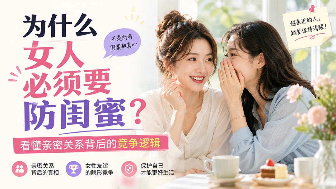 付费文章:为什么女人必须要防闺蜜?看懂亲密关系背后的竞争逻辑网络赚钱,项目资源网,副业资源网,兼职项目,网赚课程-副业赚钱-互联网创业-独家轻创IP大圣网创