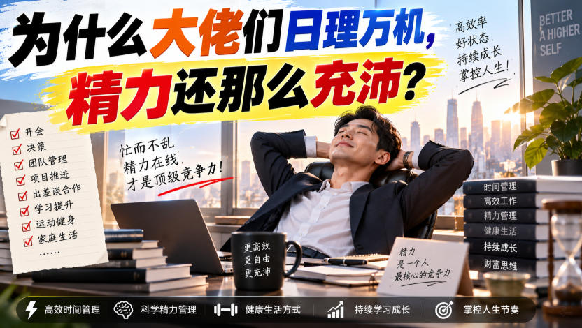付费文章:为什么大佬们日理万机,精力还那么充沛?网络赚钱,项目资源网,副业资源网,兼职项目,网赚课程-副业赚钱-互联网创业-独家轻创IP大圣网创
