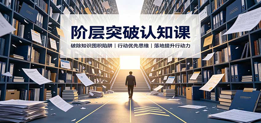 阶层突破认知课：破除知识囤积陷阱，行动优先思维，落地提升行动力网络赚钱,项目资源网,副业资源网,兼职项目,网赚课程-副业赚钱-互联网创业-独家轻创IP大圣网创