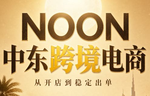 NOON中东跨境电商:从开店到稳定出单(更新2026)网络赚钱,项目资源网,副业资源网,兼职项目,网赚课程-副业赚钱-互联网创业-独家轻创IP大圣网创