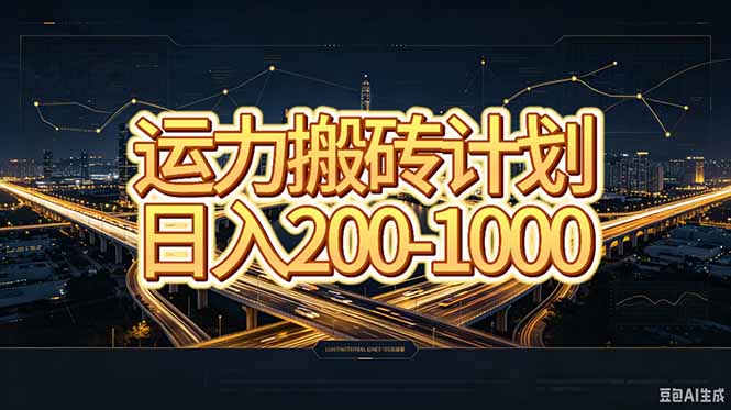 运力搬砖,风口项目。当日收益稳定200-1000。 每天仅需一小时,新人轻松上手。网络赚钱,项目资源网,副业资源网,兼职项目,网赚课程-副业赚钱-互联网创业-独家轻创IP大圣网创