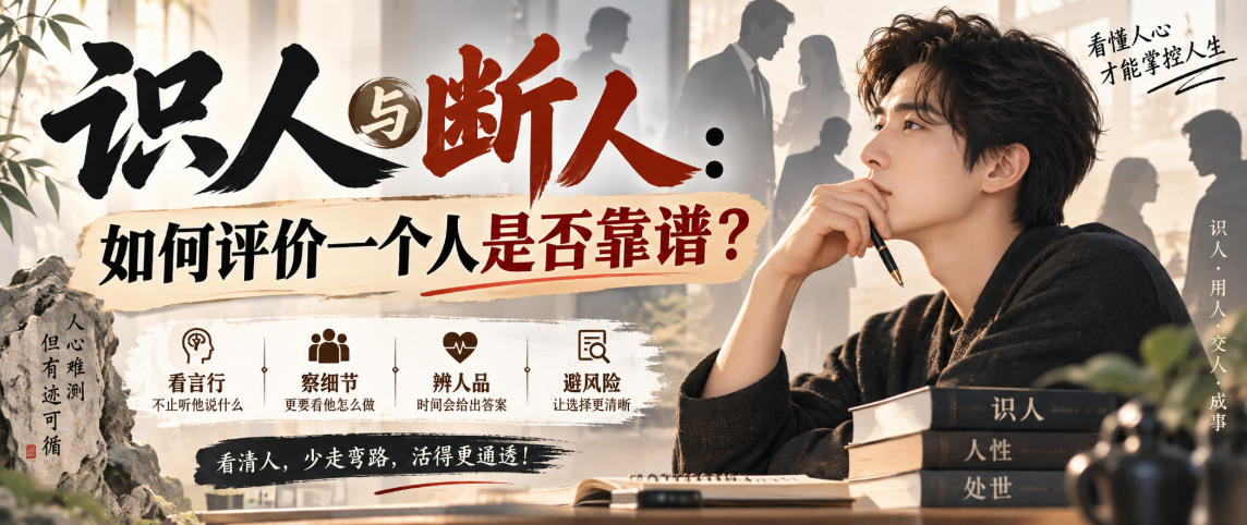 付费文章:识人与断人:如何评价一个人是否靠谱?网络赚钱,项目资源网,副业资源网,兼职项目,网赚课程-副业赚钱-互联网创业-独家轻创IP大圣网创