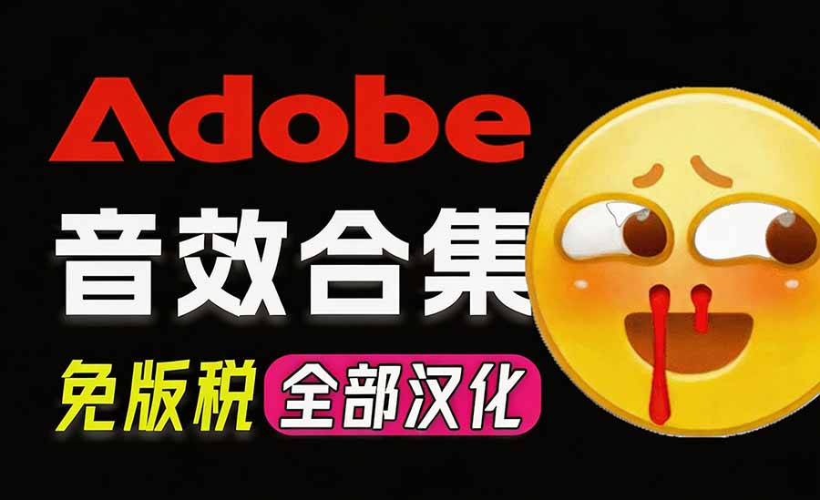请称爆硬盘!Adobe 和 达芬奇 官方提供的高品质免版税音效库, 10000+ 免费商用音效合集,已离线打包网络赚钱,项目资源网,副业资源网,兼职项目,网赚课程-副业赚钱-互联网创业-独家轻创IP大圣网创