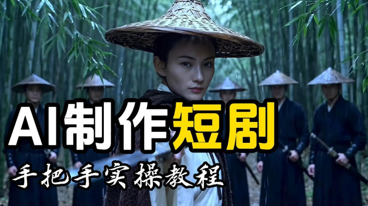 【保姆级手把手教程】AI短剧制作完整流程教学,从小白零基础到成片大神网络赚钱,项目资源网,副业资源网,兼职项目,网赚课程-副业赚钱-互联网创业-独家轻创IP大圣网创