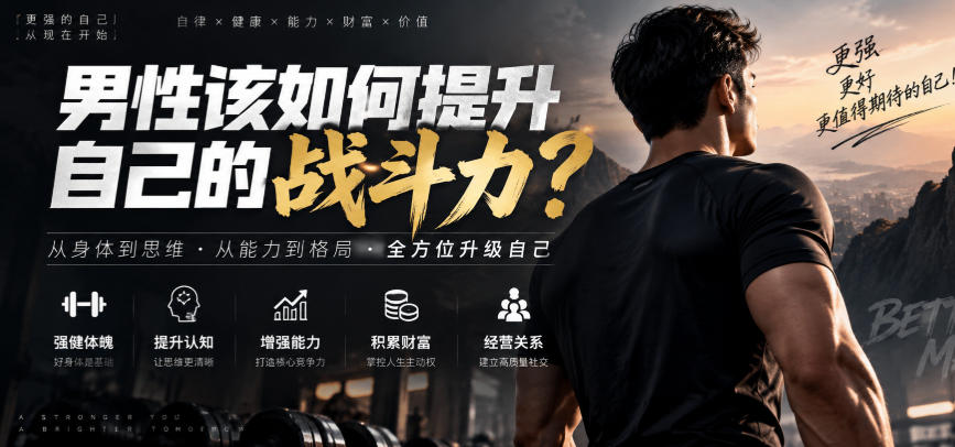 付费文章：男性该如何提升自己的战斗力？网络赚钱,项目资源网,副业资源网,兼职项目,网赚课程-副业赚钱-互联网创业-独家轻创IP大圣网创
