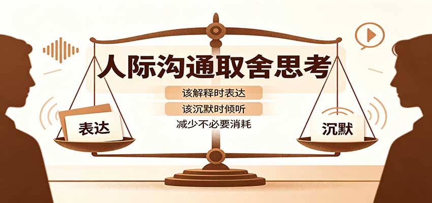 人际沟通取舍思考:分清解释与沉默边界,拿捏职场生活沟通分寸减少情绪内耗网络赚钱,项目资源网,副业资源网,兼职项目,网赚课程-副业赚钱-互联网创业-独家轻创IP大圣网创