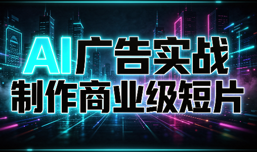 AI广告实战制作商业级短片网络赚钱,项目资源网,副业资源网,兼职项目,网赚课程-副业赚钱-互联网创业-独家轻创IP大圣网创