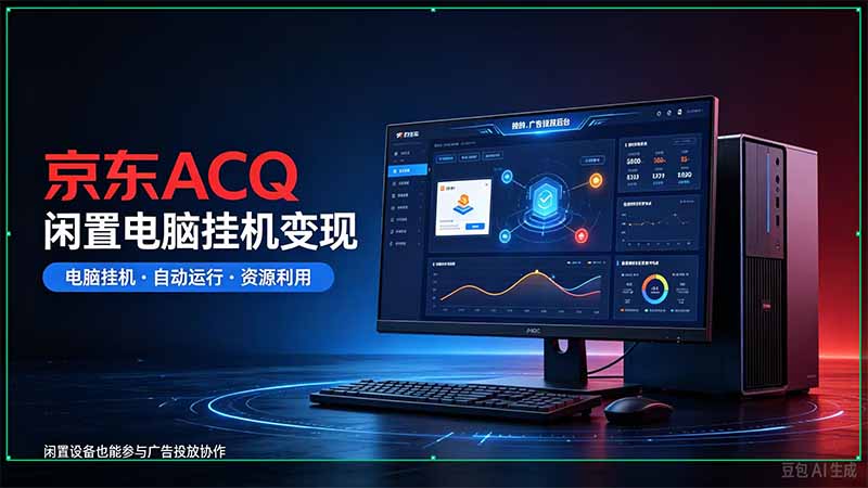 京东ACQ是什么？闲置电脑挂机采集项目拆解网络赚钱,项目资源网,副业资源网,兼职项目,网赚课程-副业赚钱-互联网创业-独家轻创IP大圣网创