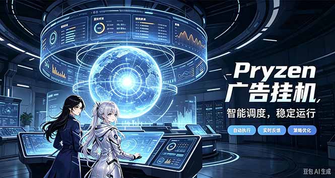 Pryzen广告全自动挂机给自己一个交代，门槛低，零基础小白也可以快速上手网络赚钱,项目资源网,副业资源网,兼职项目,网赚课程-副业赚钱-互联网创业-独家轻创IP大圣网创