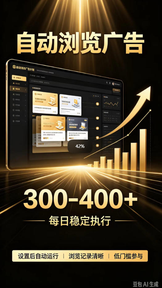 自动浏览广告计划,0门槛副业,日入300-400,躺賺稳定风口项目,无需人工操作,解放双手【揭秘】网络赚钱,项目资源网,副业资源网,兼职项目,网赚课程-副业赚钱-互联网创业-独家轻创IP大圣网创