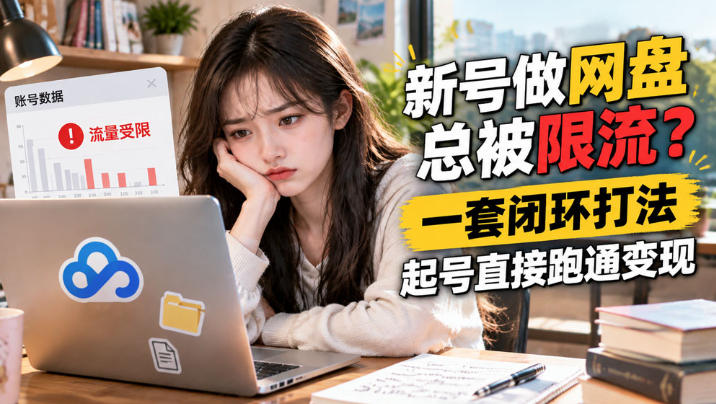 网盘拉新SOP：小白新号过限流网络赚钱,项目资源网,副业资源网,兼职项目,网赚课程-副业赚钱-互联网创业-独家轻创IP大圣网创