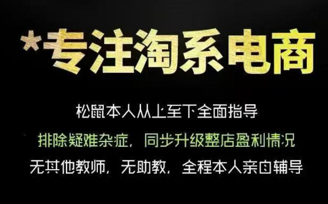松鼠会电商VIP课程,从基础布局到高阶优化,助你掌握淘宝运营逻辑,提升店铺流量与转化(更新1029)网络赚钱,项目资源网,副业资源网,兼职项目,网赚课程-副业赚钱-互联网创业-独家轻创IP大圣网创