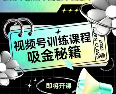 如何做好视频号，视频号训练课程，吸金秘籍网络赚钱,项目资源网,副业资源网,兼职项目,网赚课程-副业赚钱-互联网创业-独家轻创IP大圣网创