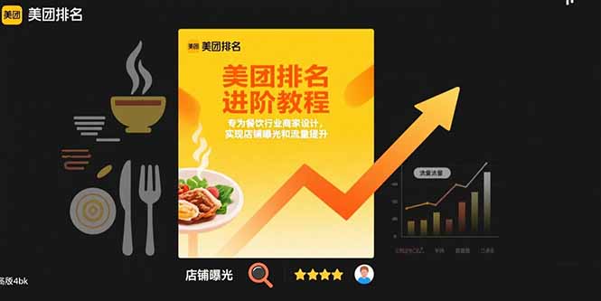 美团排名进阶教程：专为餐饮行业商家设计，实现店铺曝光和流量提升网络赚钱,项目资源网,副业资源网,兼职项目,网赚课程-副业赚钱-互联网创业-独家轻创IP大圣网创