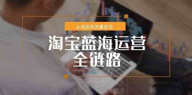 淘宝蓝海运营全链路，从选品到流量变现，小类目突围完整方案网络赚钱,项目资源网,副业资源网,兼职项目,网赚课程-副业赚钱-互联网创业-独家轻创IP大圣网创
