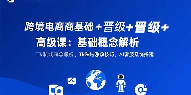 跨境电商基础+晋级+高级课：基础概念解析,Tk私域涨粉技巧,AI客服系统搭建网络赚钱,项目资源网,副业资源网,兼职项目,网赚课程-副业赚钱-互联网创业-独家轻创IP大圣网创