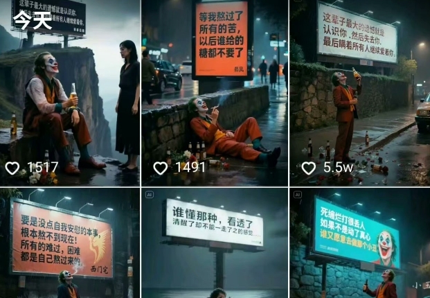 一条视频竟然15W赞！用AI制作小丑自嘲扎心文案视频，当下非常火爆的短视频流量神器网络赚钱,项目资源网,副业资源网,兼职项目,网赚课程-副业赚钱-互联网创业-独家轻创IP大圣网创