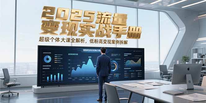 （15188期）2025流量变现实战手册，超级个体大课全解析，低粉高变现案例拆解网络赚钱,项目资源网,副业资源网,兼职项目,网赚课程-副业赚钱-互联网创业-独家轻创IP大圣网创