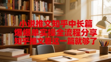 小说推文知乎中长篇爆单实操全流程分享，知乎推文看这一篇就够了网络赚钱,项目资源网,副业资源网,兼职项目,网赚课程-副业赚钱-互联网创业-独家轻创IP大圣网创