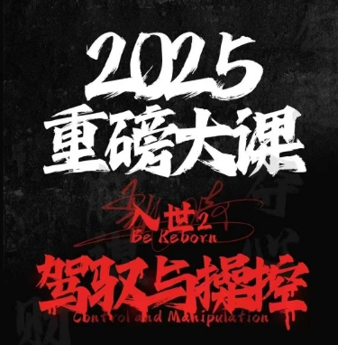 2025重磅大课，入世2，驾驭与控制网络赚钱,项目资源网,副业资源网,兼职项目,网赚课程-副业赚钱-互联网创业-独家轻创IP大圣网创