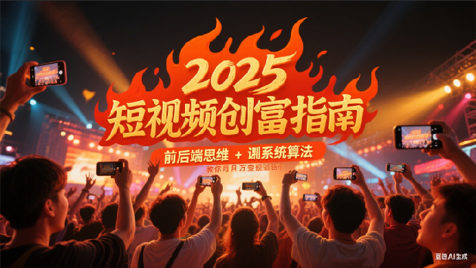 2025短视频创富指南，前后端思维 + 系统算法，教你月入过万变现路径网络赚钱,项目资源网,副业资源网,兼职项目,网赚课程-副业赚钱-互联网创业-独家轻创IP大圣网创