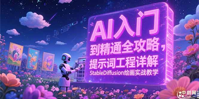 （15181期）AI入门到精通全攻略，提示词工程详解，StableDiffusion绘画实战教学网络赚钱,项目资源网,副业资源网,兼职项目,网赚课程-副业赚钱-互联网创业-独家轻创IP大圣网创